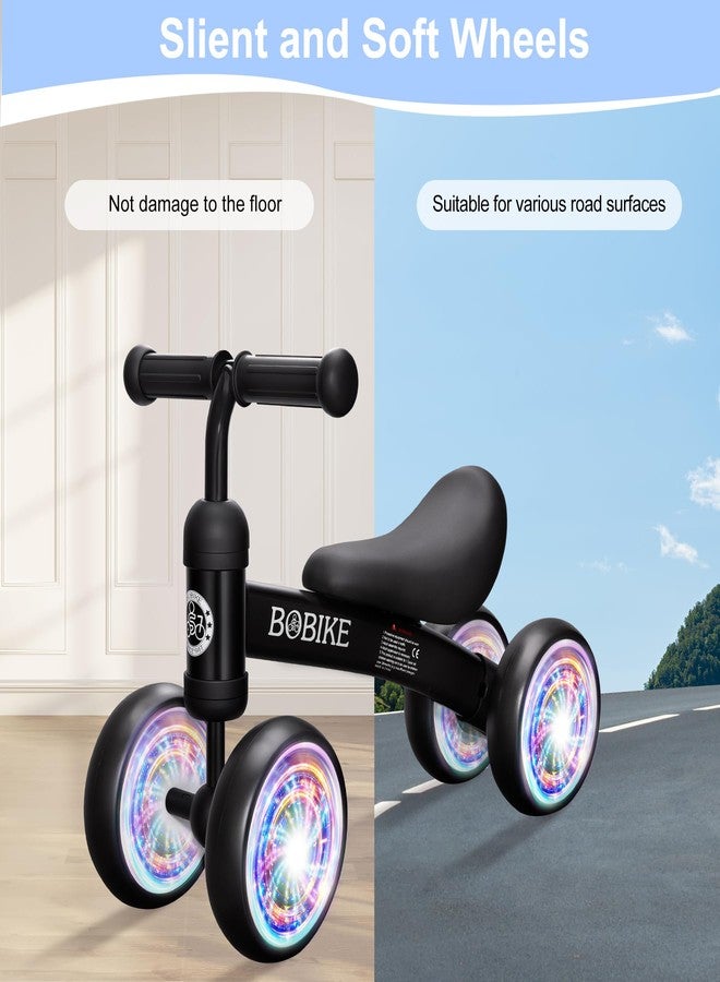 Bobike Baby Balance Bike Toys for 12-36 Months Kids Toy Boy and Girls Gifts Toddler Best First Birthday Gift Children Walker No Pedal Infant 4 Wheels Bicycle (Colorful, Black-Light) - Image 5